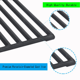 Durable construction emphasizes even heat distribution for consistent grilling