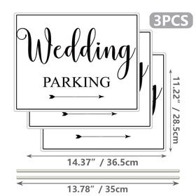 Lesnala versatile signage for ceremonies and receptions, suitable for varied venue layouts.