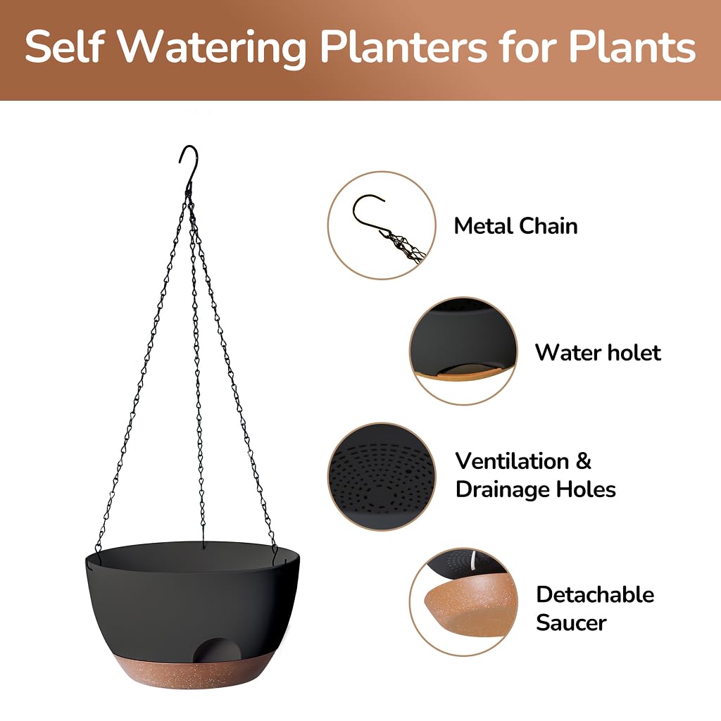 LESOASIS durable thick plastic construction with rust-resistant chains.