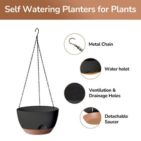 LESOASIS durable thick plastic construction with rust-resistant chains.
