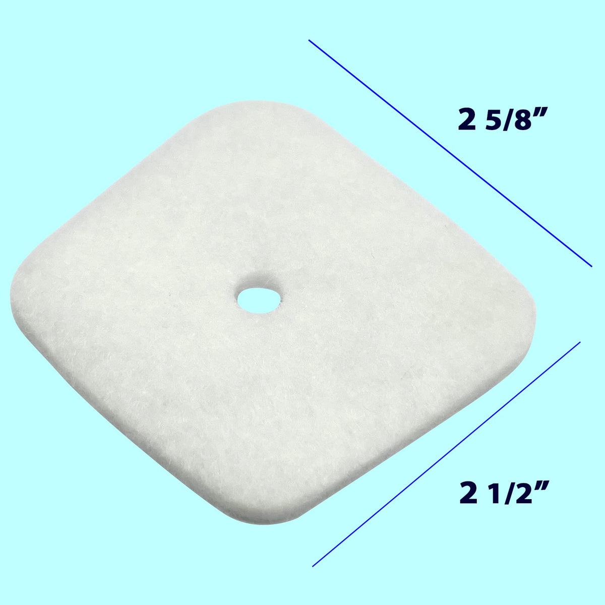 Five-pack LETAYAR filters simplify routine maintenance and replacements.