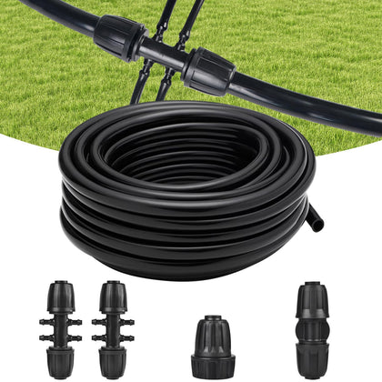 letesult drip tubing mainline 50ft showing durable mainline for efficient garden watering