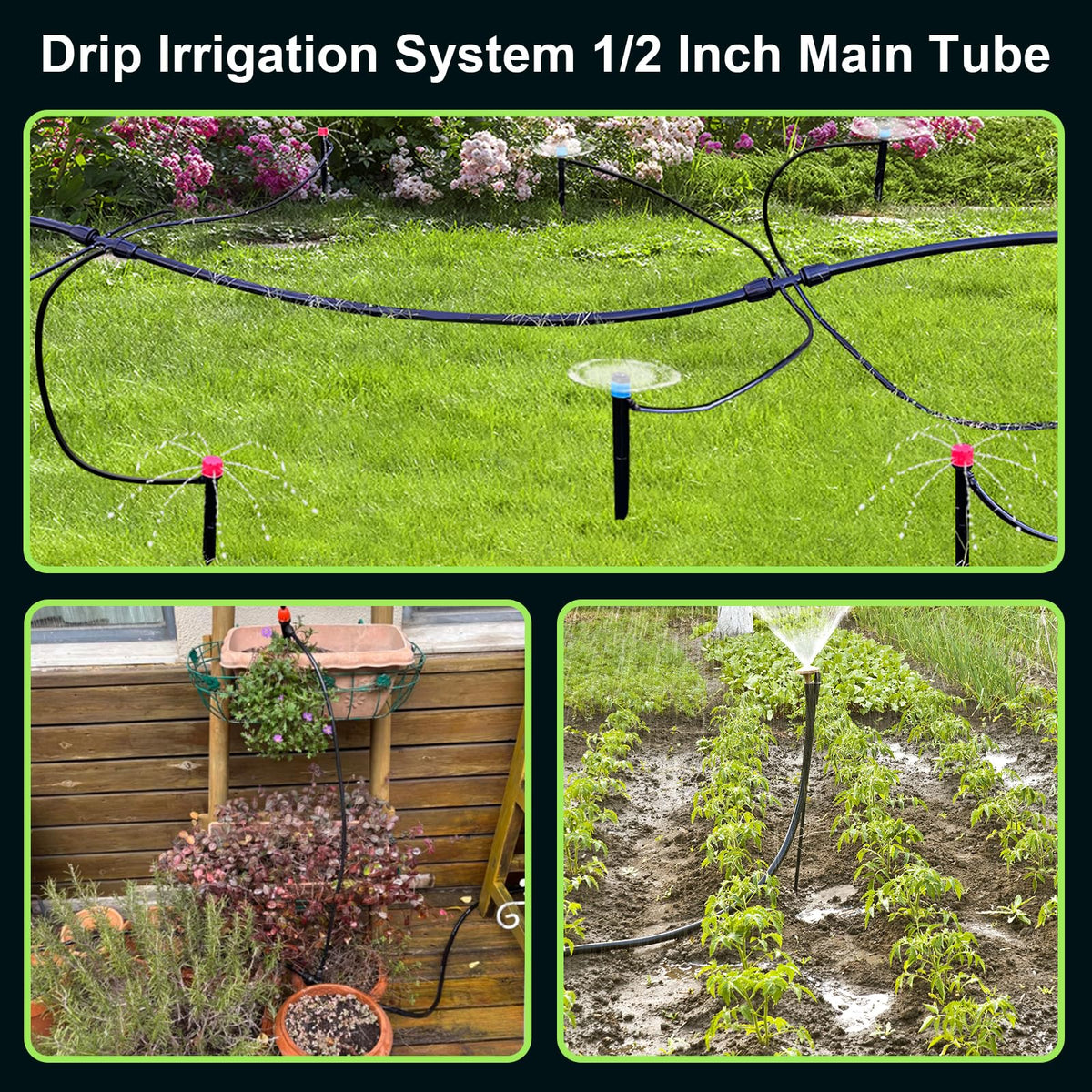 letesult garden irrigation system in action demonstrates easy watering routes