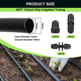 letesult halfinch straight connector for seamless tubing joins