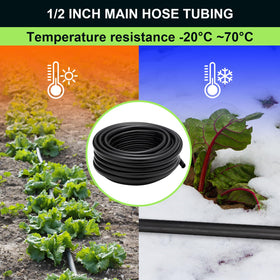 letesult pressure-resilient drip tube ready for year-round outdoor use