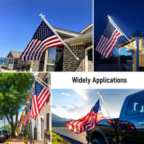 LETSTRY carabiner pack secures the flag