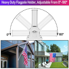 LetSTRY wall-mount bracket for sturdy porch mounting.