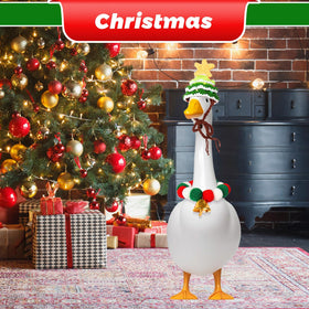 Lettry adjustable-size goose outfits fit porch geese securely with no slipping.