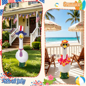 Lettry classic red white blue design adds seasonal charm for holidays.