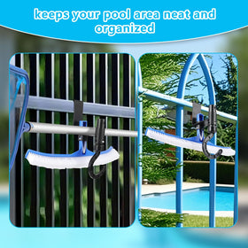 Lettry easy-install hook attaches without screws to fences