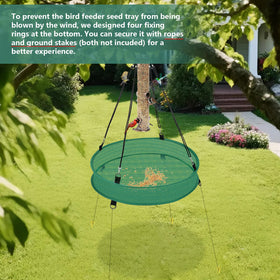 Lettry seed catcher 30in under feeder for large feeding zones