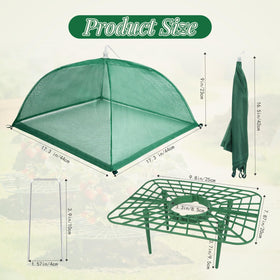 Lettry strawberry mesh cover protects berries from birds while letting sun reach plants