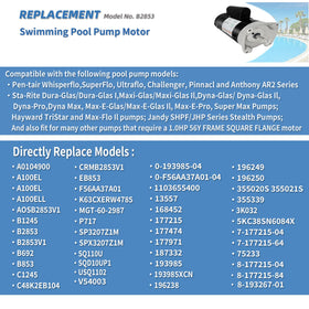 LEUNGOO B2853 replace-parts-pack shows components for easier servicing.