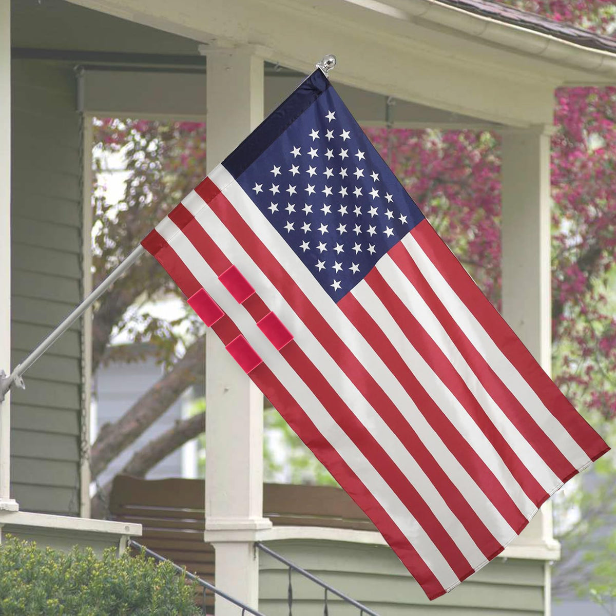 LEVOSHUA secure weights stay put along the flagpole