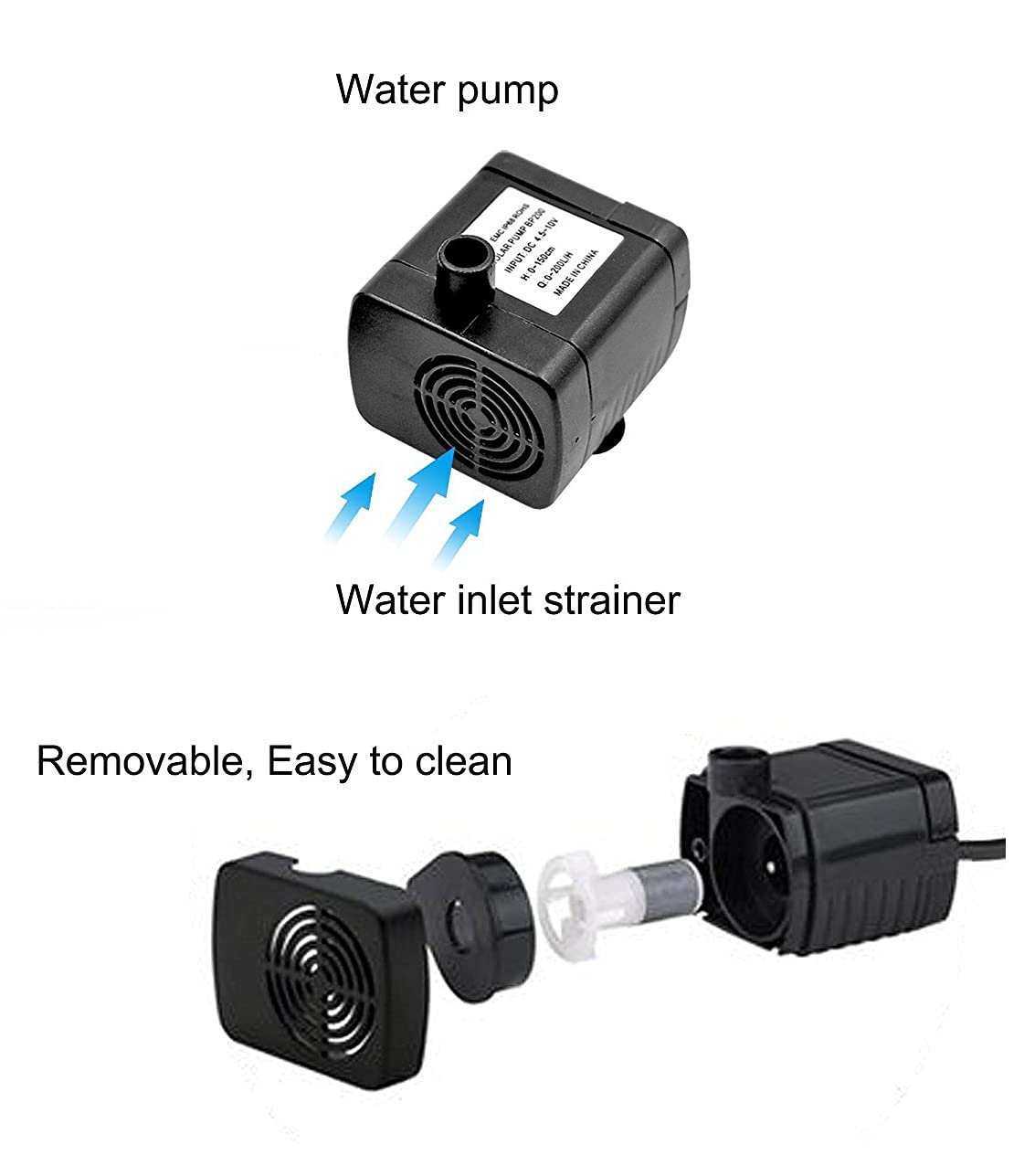 Lewisia BP200 packaging indicating ready-to-install replacement pump