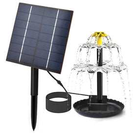 Lewisia solar panel ground stake mount demonstrates flexible installation on lawn or fence line