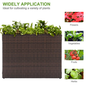 LEWIS&WAYNE tall planter placed at entryway for versatile outdoor use