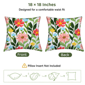Lewondr hidden-zipper outdoor pillow cover keeps inserts secure and neat.