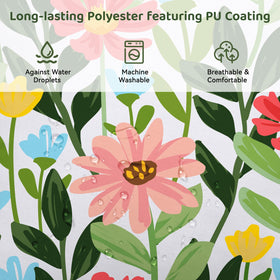 Lewondr waterproof pillow cover guards cushions against rain and splashes.
