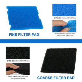 LEWEREST easy-install pond filter pads requiring no tools