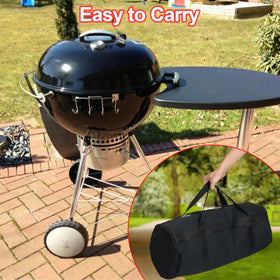LEXICHER outdoor grill accessory bag used for camping and picnics.