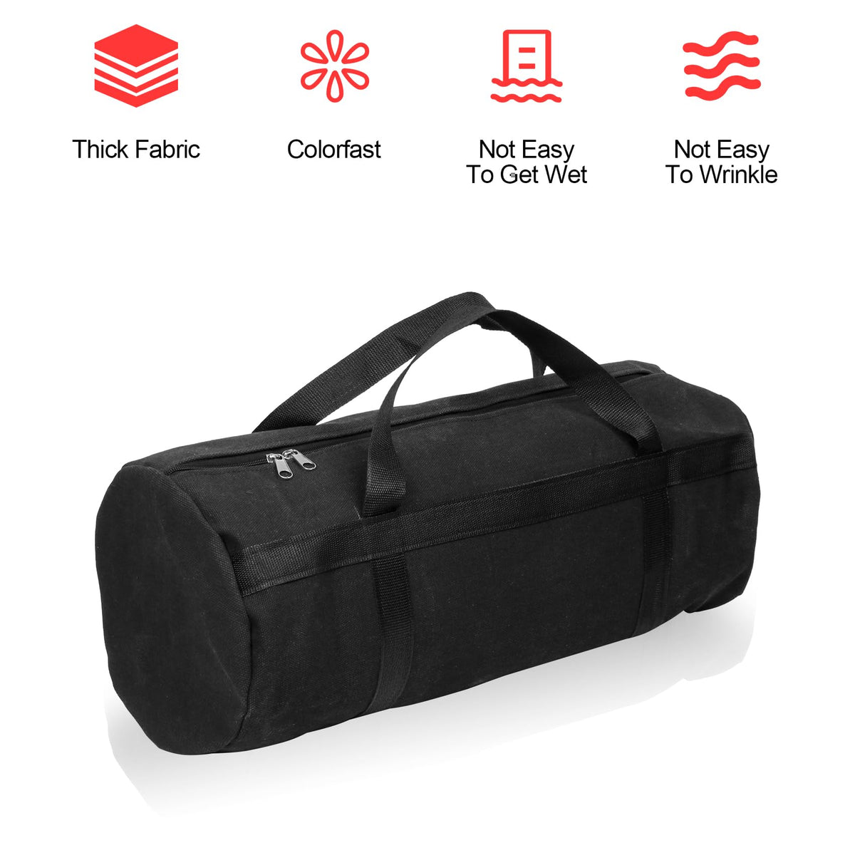 LEXICHER durable canvas storage, protects BBQ tools from scratches.