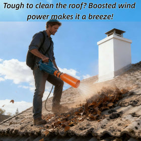 LEYAO Multi-scene cleaning extension handles leaves, dust, gutter debris efficiently.