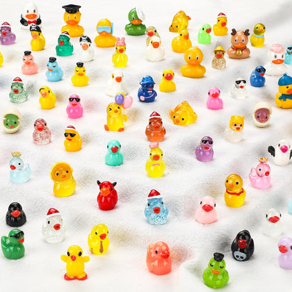 Leyndo mini resin ducks travel duck brightens shelves and dioramas