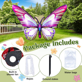 Leyndo waterproof durable butterfly inflatable for year-round use