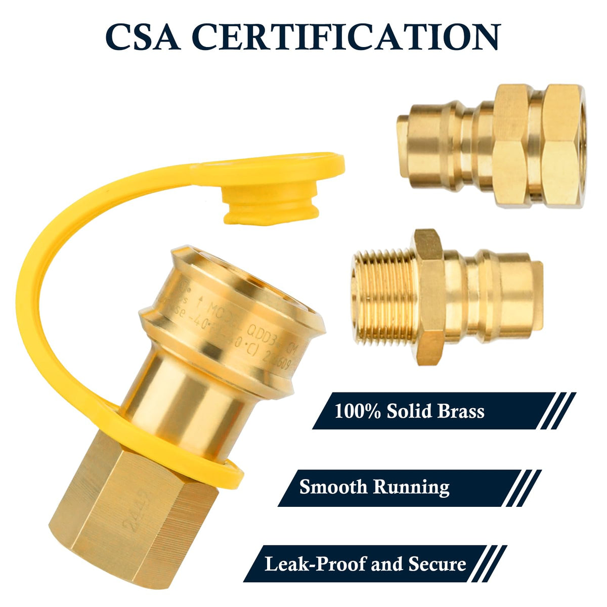 Lezbanz generator connection hose demonstrates smooth flow and leak-free operation for outdoor power.