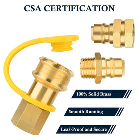 Lezbanz generator connection hose demonstrates smooth flow and leak-free operation for outdoor power.