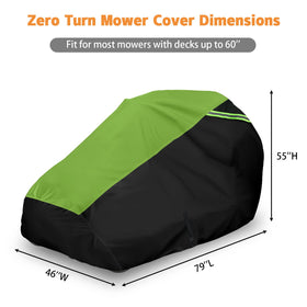 LEZZYRUCK heavy-duty 600D fabric guards the mower during storage