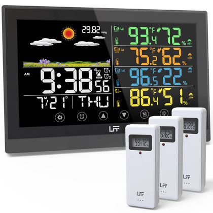 LFF Weather Station with 7.5 inch color display for easy at-a-glance forecasts