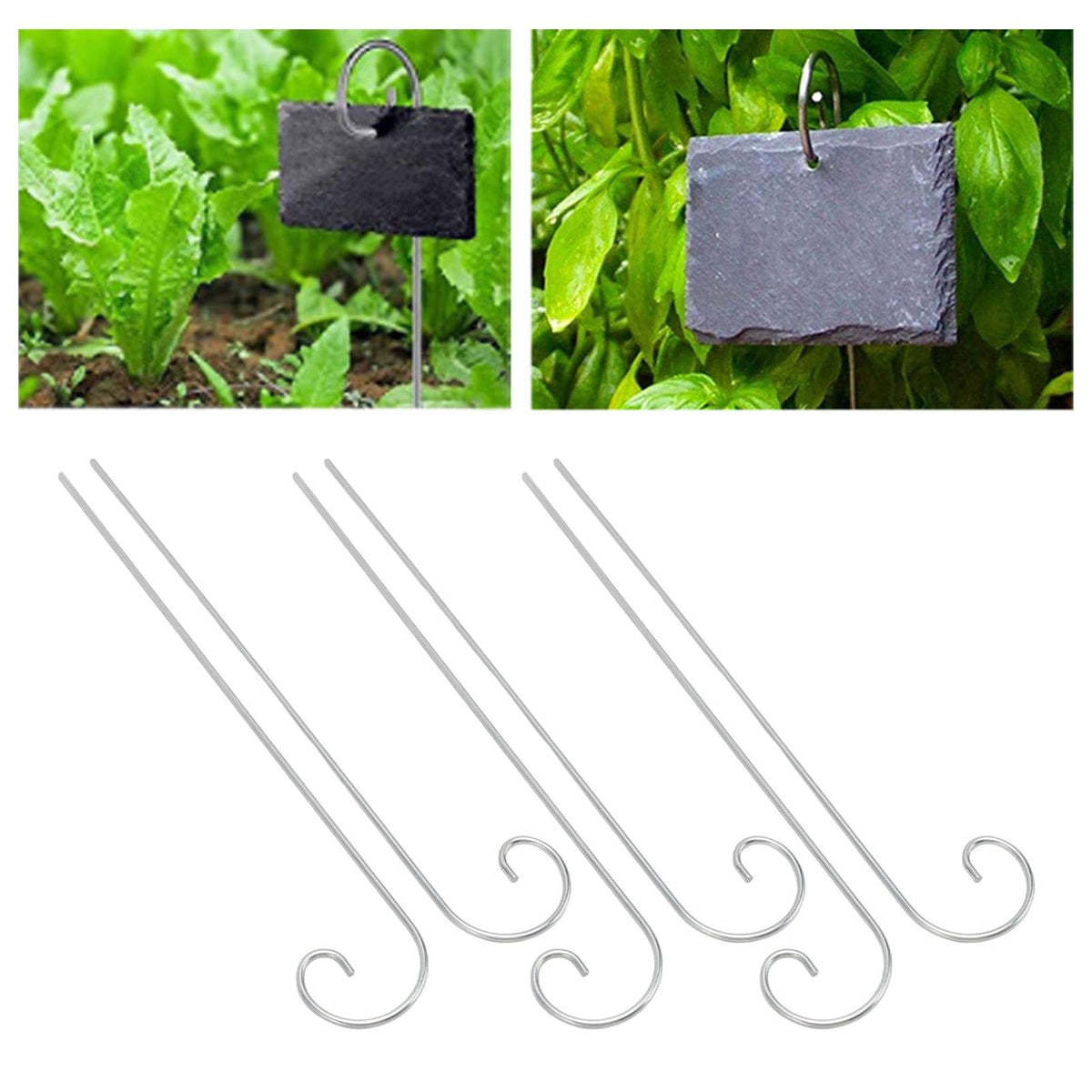 LFMUDNE garden marker stakes provide easy insertion and repositioning.