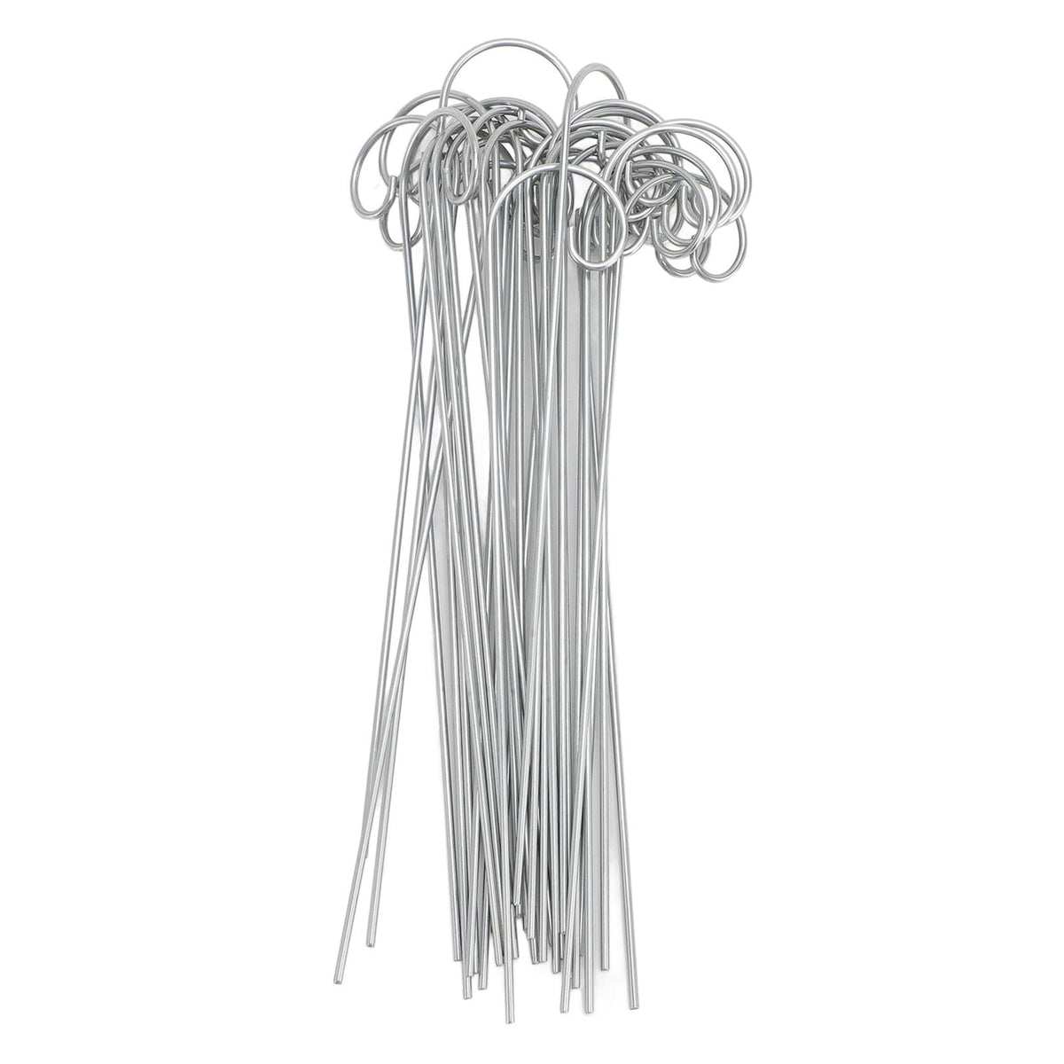LFMUDNE stainless steel plant label hooks for durable outdoor use.