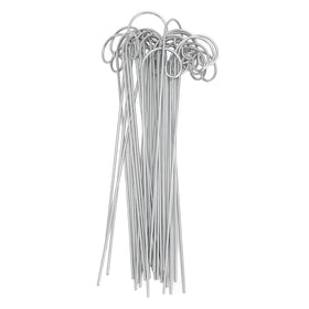LFMUDNE stainless steel plant label hooks for durable outdoor use.