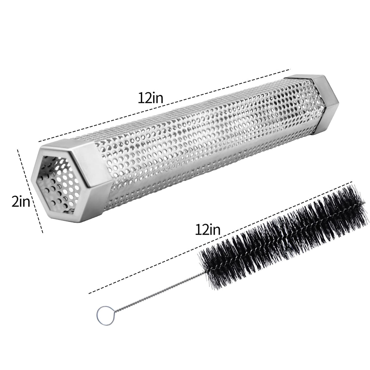 LFSEMINI pellet tube provides up to five hours of billowing smoke.