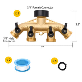 LFSEMINI packaging shows washers and sealing tapes included.