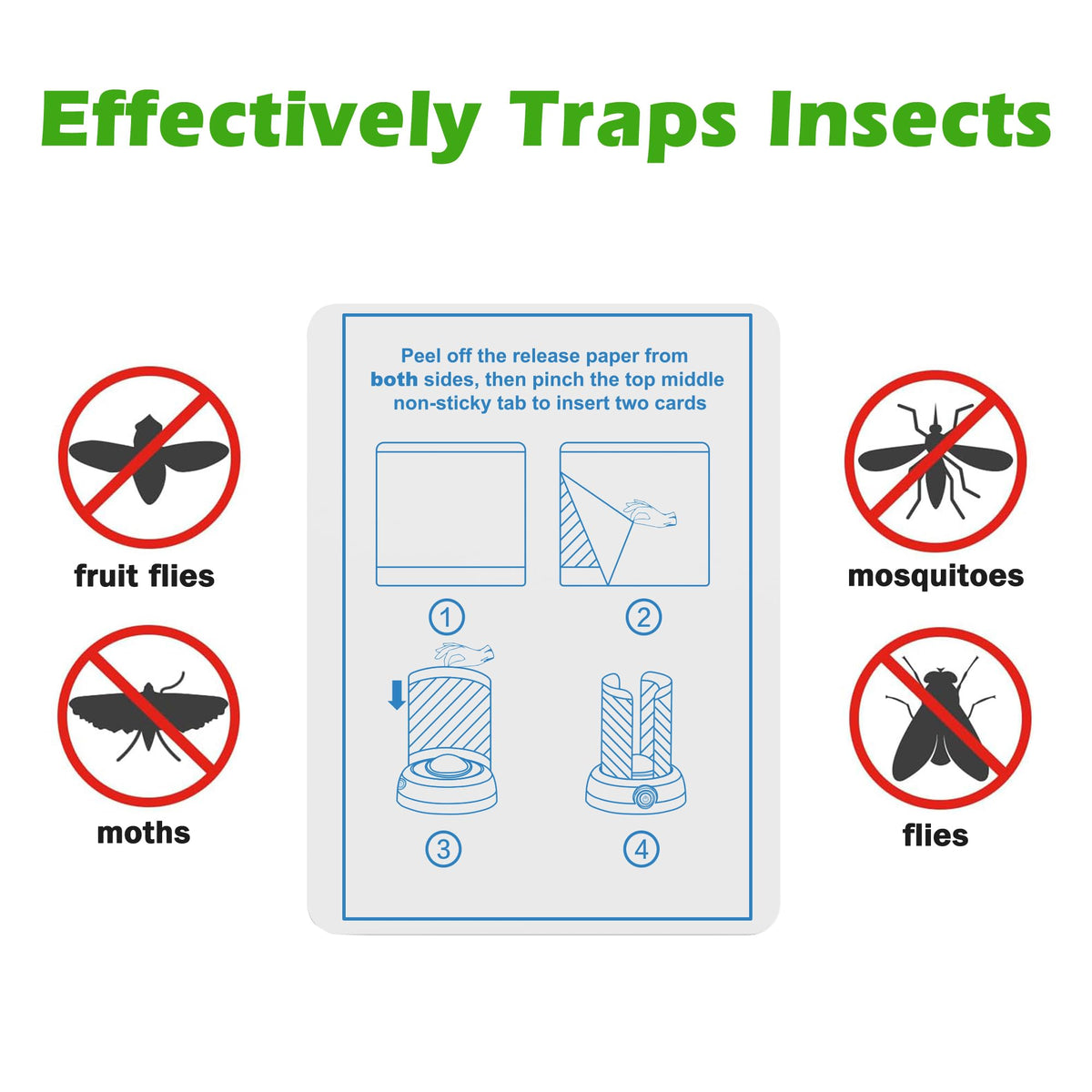 LFSYS 360-degree fly trap refill keeps your space pest-free and hassle-free.