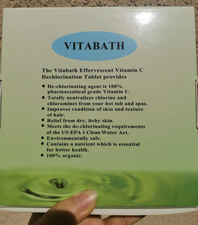 Each tablet neutralizes chlorine for up to 100 gallons.