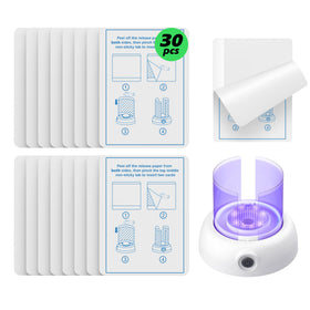 LFSYS double-sided sticky refill for 360° UV fly trap captures insects efficiently.