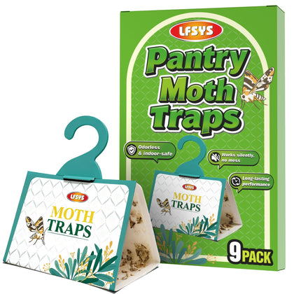 LFSYS nine-pack sticky trap shows the durable adhesive surface for reliable insect capture.