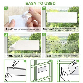 LFSYS non-toxic fly traps protect kids and pets indoors.