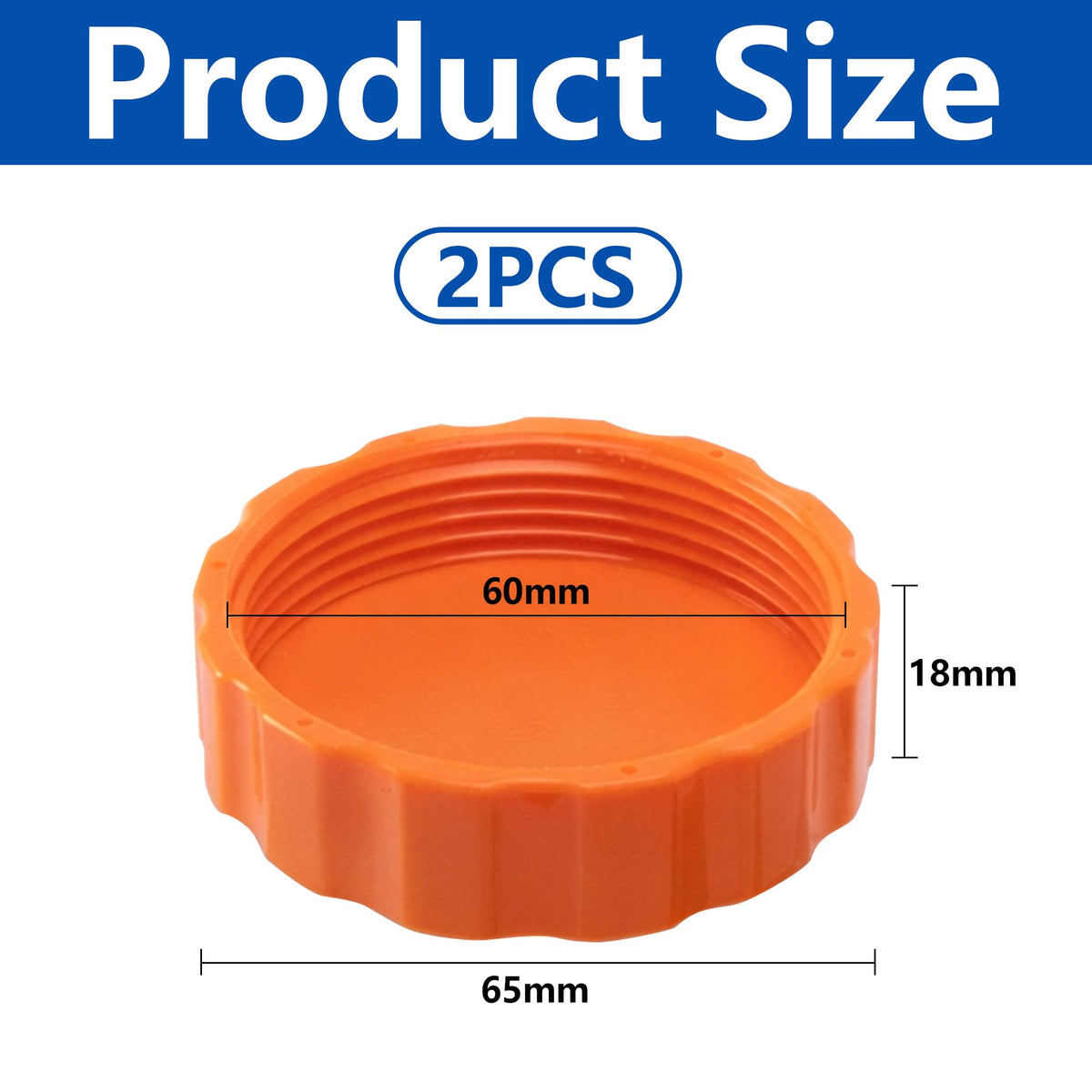 LFUTARI pool drain cover designed for 60mm thread 65mm top 18mm height