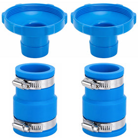 LFUTARI Pool Hose Adapter B back view showing dual hose compatibility