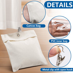 LFUTARI sealed PVC bags compatible with sand or stones for secure anchoring