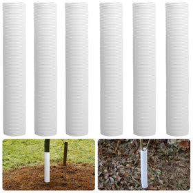 LFUTARI tree guards, 196-inch diameter, protect saplings from deer and rodents
