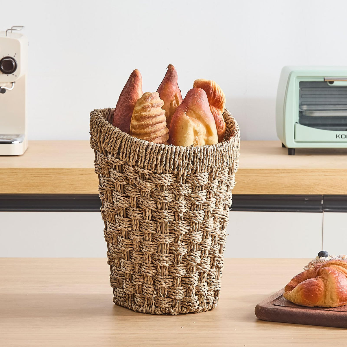 LGENHOOM compact 12-6x9-8x6-3 inches basket fits tight spaces