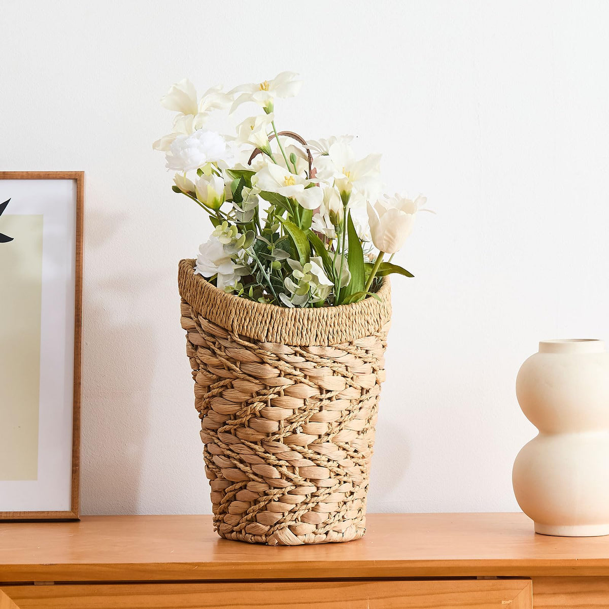 LGENHOOM 12.6 x 9.8 x 6.3 inch storage basket versatile for home