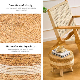 LGENHOOM compact-footstool dimensions 13x13x10.6 inches